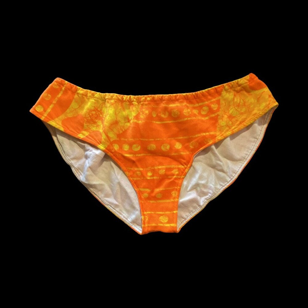 Rare VTG Fancy That Sz 14 Bikini Hawaiian Triangle Top Full Booty '60s Vibes - Picture 5 of 12